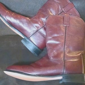 Old West Boots Brown Pull on Boots 12 D